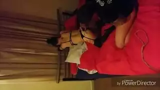 مربربه تعلم ابنه