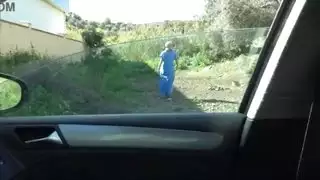 عاهرة الشارع: سائح يضاجع فرج عاهرة مسلمة شقية في تركيا