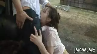 منافق ناضج يمص الأثداء الأوروبية