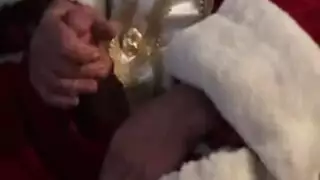 لا مهبل عيد ميلاد لسانتا: فقط استمناء قوي وقذف